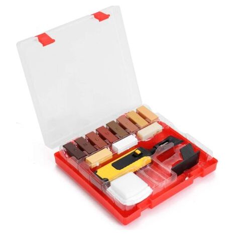 Strumenti specializzati aggiuntivi, kit per la riparazione di laminati, sistema di ceratura, rivestimenti per pavimenti, piani di lavoro, valigetta resistente, set di attrezzi per la riparazione di gr