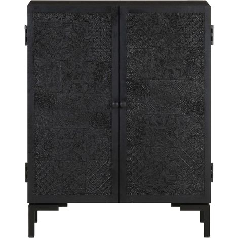 Maison Exclusive - Credenza 60x30x76 cm in Legno Massello di Mango (1/5)