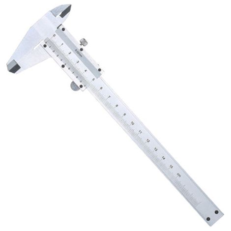 Pied à coulisse en acier inoxydable 0-150 mm – Outil de mesure précis – Lecture facile – Boîte de transport incluse