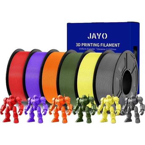 Filamento per stampante 3D, materiale PLA, compatibile con stampanti FDM, RDPPOROGLYGY (1/2)