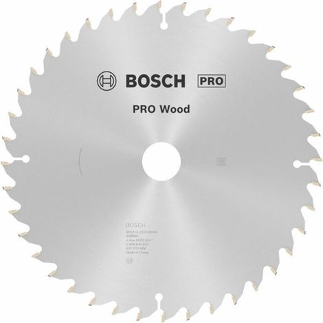 Bosch PRO Wood Kreissägeblatt, 250 x 3,2 x 30 mm, T40