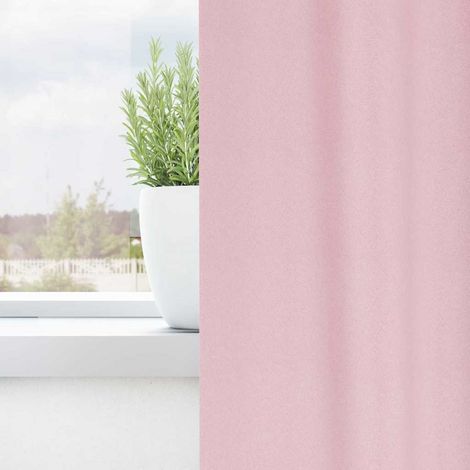 Maison Exclusive - Tende Blackout con Anelli 2 pz Rosa baby 175 x 140 cm (1/5)