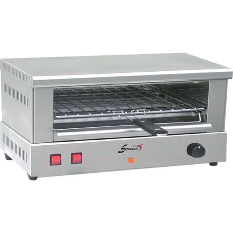 Toaster Professionnel - 505 x 250 x 80 mm - 1 étage - Large - Sofraca