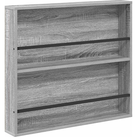 Maison Exclusive - Scaffale per riviste Grigio Sonoma 80 x 12 x 70 cm