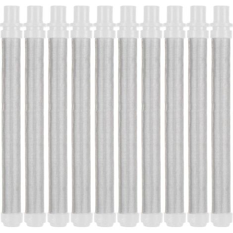 Filtre pour pistolet à peinture sans air, 10 unités, de rechange, accessoires de peinture haute efficacité, blanc, 50 mesh. (1/5)