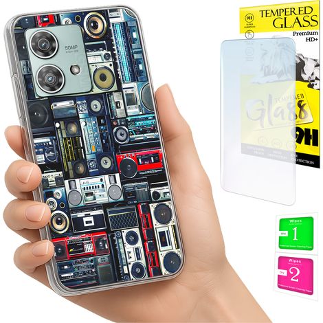 Custodia per Motorola Edge 40 Neo Photo Cover Case Back Case + Vetro 9H (1/5)