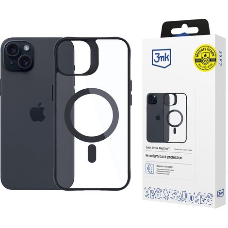 Custodia MagSafe Satin Armor 3MK per iPhone 15 Plus (1/5)