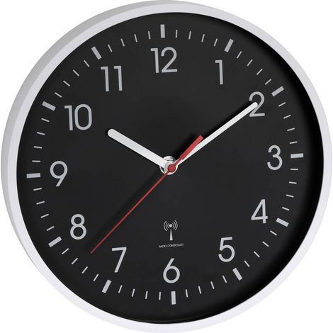TFA Dostmann 60.3550.20 Radiocontrollato Orologio da parete 42 mm x 245 mm Bianco (1/5)