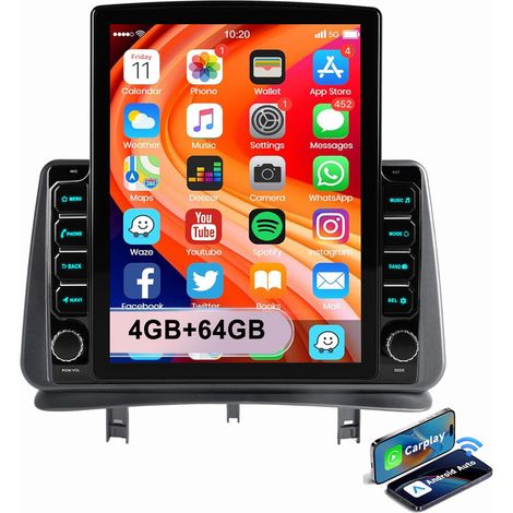 9,7" Pour Renault Clio 3 2005-2014 Android 15 Autoradio GPS WIFI Bluetooth RDS 2+64G (1/5)
