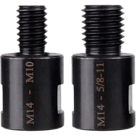 2-teiliger Winkelschleifer-Adapter, M14-Buchse auf 5/8-11/M10-Stecker. Winkelschleifer-Aufnahmeadapter, Schnittstellenanschluss, Gewindeadapter