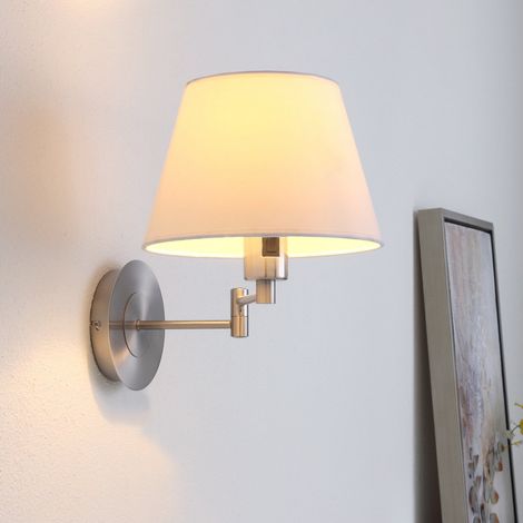 [GEBRAUCHT] B-Ware Lindby Wandleuchte Pola Wandlampe Leuchte Lampe Ausziehbarer Schirm Nickel Ma867