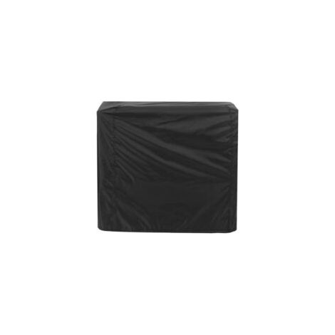 Funda negra para barbacoa, anti-UV/anti-agua/antihumedad, protección UV, a prueba de polvo, resistente al agua, cortavientos para barbacoas de exterior, jardín, parrilla de patio (80x66x100cm) - Crezu