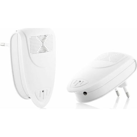 Lot de 4 Prise à Ultrason anti Nuisible Répulsif Ultrason Ondes Electromagnétiques Souris Rats Araignées Cafards Ultrasonique (1/5)