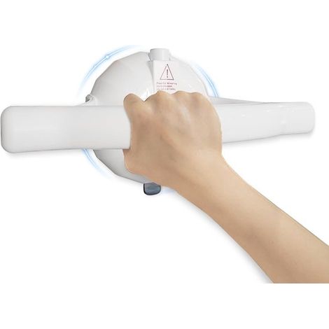 Asa de soporte para bañera: con ventosa resistente, antideslizante, capacidad de carga de hasta 109 kg, no requiere perforación. (1/5)