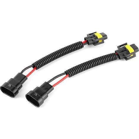 2 Stück Adapterkabel für 9005/9006-Glühbirnen (Stecker auf Buchse) (1/5)