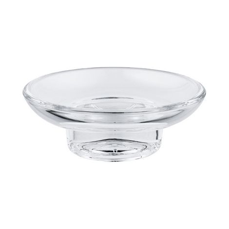 BASE PORTA SAPONE IN VETRO ESSENTIALS- H. 39 mm- GROHE- pezzi 1 (1/2)