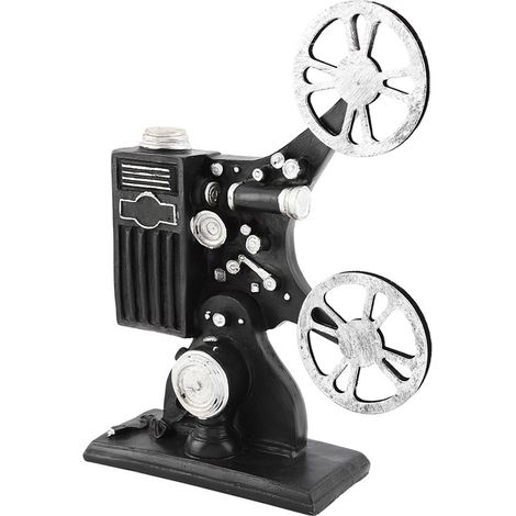 Figurine résine vintage projecteur cinéma modèle décoration maison accessoire film rétro (1/5)