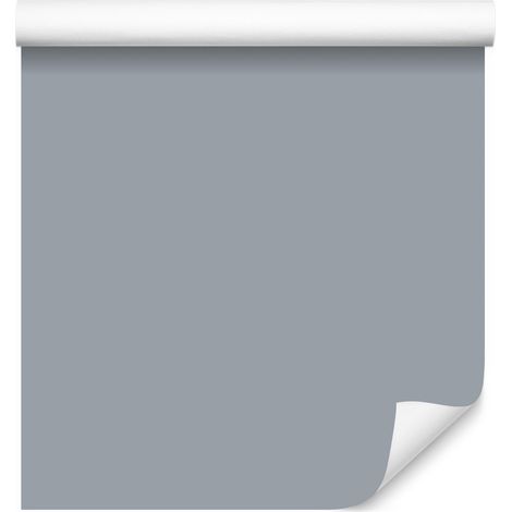 Papier peint uni gris pour salon et chambre 50x1000 cm (1/5)