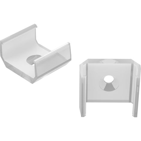 AL12-GLS1-TR-MB: Soporte transparente para perfiles de clips transparentes GLS1