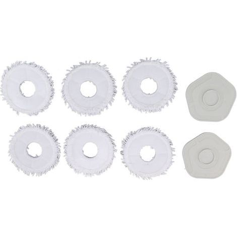 Zerodis Ersatz-Wischmopp-Pads für Staubsauger, Wischtücher für Wischmopp-Pads, Ersatz-Wischmopp-Pads mit Halterung für W10 Pro Staubsauger (1/5)