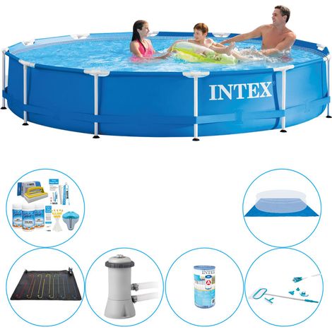 Intex Piscine Tubulaire Ronde - 366x76 cm - 6-pièces  S21024 (1/5)