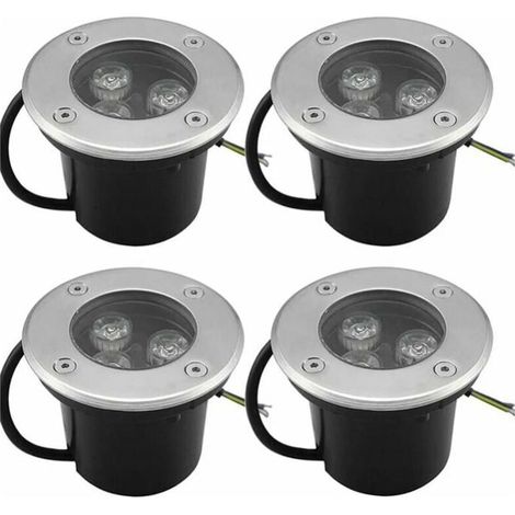 Spot LED Encastré - LARGEIGHT - Pack de 4 - IP65 - 270 Lumens - Blanc Chaud (1/4)
