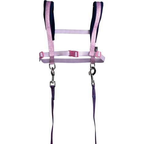 HKM Sports Equipment Pferdegeschirr -Funny Horses Hearts- rosa/dunkelblau