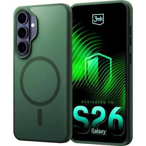 Custodia magnetica 3mk Smoke verde per Samsung Galaxy S26 (1/5)