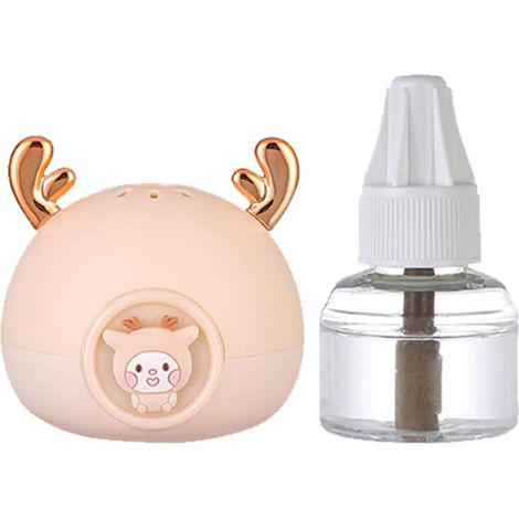 Dispositif Anti-Mouches Électrique Sans Fumée, Sécuritaire et Sain avec Veilleuse pour Intérieur, Prise CN 220V Modèle Corne de Cerf (1/5)