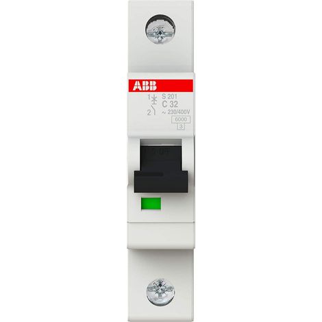 Interruttore automatico 1P C 32A 6kA AC S201-C32 2CDS251001R0324