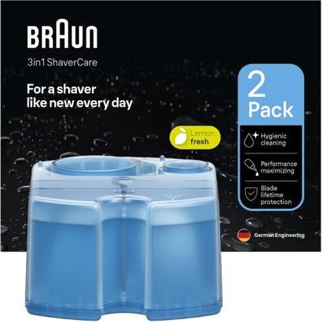 Braun CCR 2 Nachfüllkartuschen 2er Pack Zubehör Haarentfernung Herren