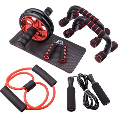 Support pour bandes élastiques multi-usages pour pompes, musculation, abdominaux et exercices pour les mains. (1/5)