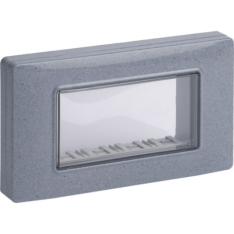 Ip55 4M-Kappe + Granitgraue Schrauben VIMAR 14944.14