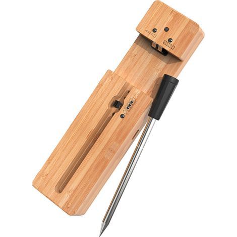 Wireless meat thermometer, Bluetooth connection, app monitoring, IPX7, smart food, for oven, grill, barbecue (1/5)