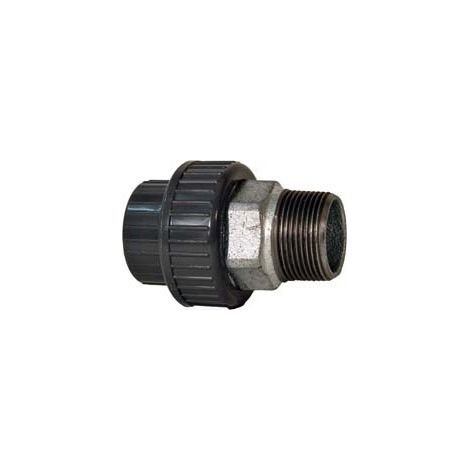 GF Übergangsverschraubung PVC-U/TG d 20x1/2" AG, Dichtung EPDM (1/2)