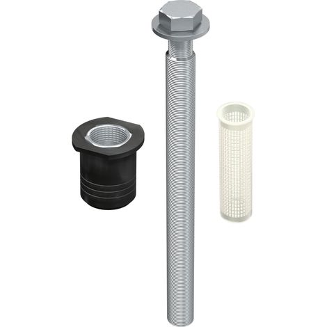 Sistema de montaje de carga pesada Thermo Proof Plus M16x300 mm con roscas internas M10 & M12 / Espesor de sujeción: 220 mm (Contenido: 12 piezas) (1/3)