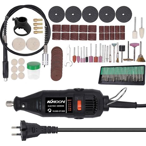 KKMOON 180W Mini-Elektroschleifer, vielseitiges Rotationsbohrer-Set, multifunktionales Schneidwerkzeug