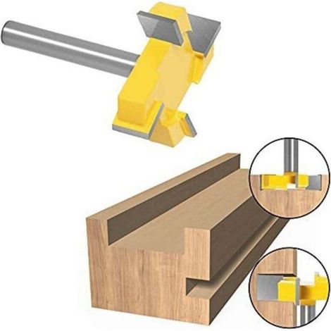 Fraise A Surfacer - Tige 8 mm - Diametre De Coupe 51 mm - Longueur De Coupe 12 7 mm - Pour Bois Et Derives - Lot De 1 (1/4)