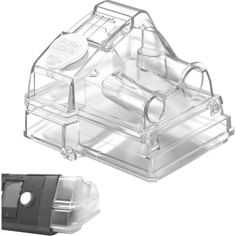 Anwendbar Ersatz-Wasserkammer für AirSense 10, Wassertank für aircurve 10 mit Einfüllöffnungen, Hochwertiges CPAP Zubehör
