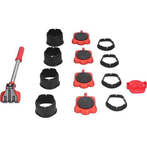 13-teiliges Möbelheber-Set, höhenverstellbar, multifunktional, robust und mit stabiler Basis (1/5)