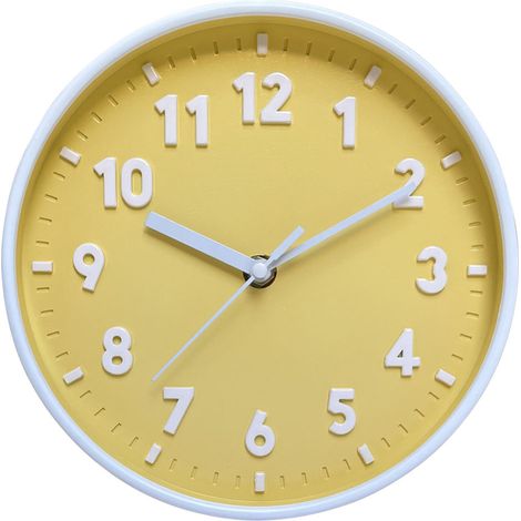 Horloge murale silencieuse, modèle sans tic-tac, design élégant pour un intérieur calme et confortable (1/4)
