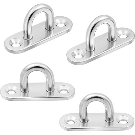 4 crochets plafond - M5 - inox - pour luminaires - à visser (1/5)