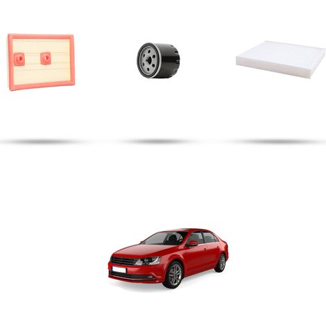 Kit tagliando 3 filtri compatibile con Vw Jetta VII (BU3) 1.4 TSI 110 kw Dal 2017 (1/4)