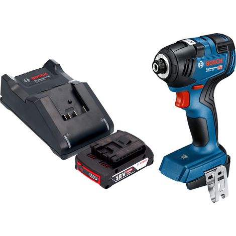 Bosch GDR 18V-200 Professional Visseuse à chocs sans fil 18 V 200 Nm Brushless + 1x batterie 2,0 Ah + chargeur (1/5)