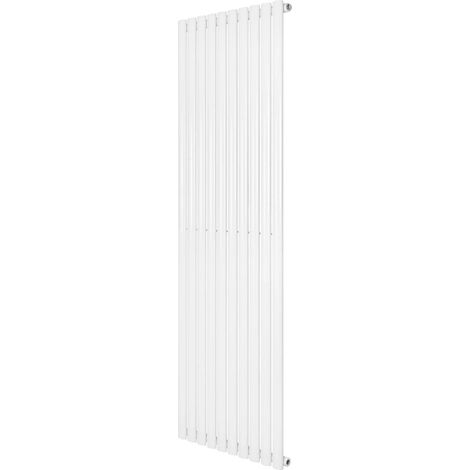 Oval Single Column Radiator - 1800 x 600mm - White