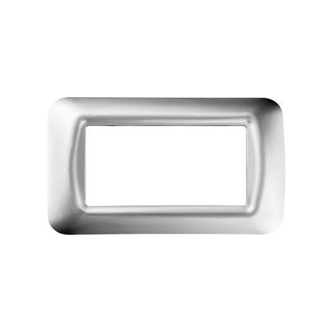 PLAQUE 4 POS.CHROME SOFT TOP SYSTEM GEWISS GW22654