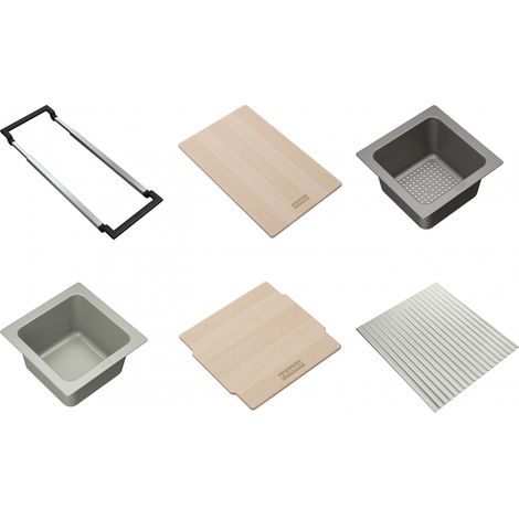 Franke set 6 accessori per lavello universale ALL IN - Kit 4 Premium -  112.0655.488