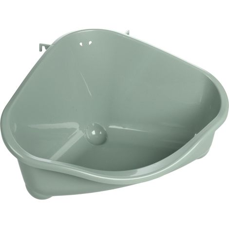 Toilette de coin Kapi 35.5 x 20 x 18.5 cm, couleur aléatoire pour rongeurs - Flamingo (1/4)