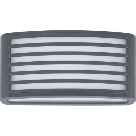 FORLIGHT Zenitha Aplique Exterior Negro con led Blanco cálido 3000K