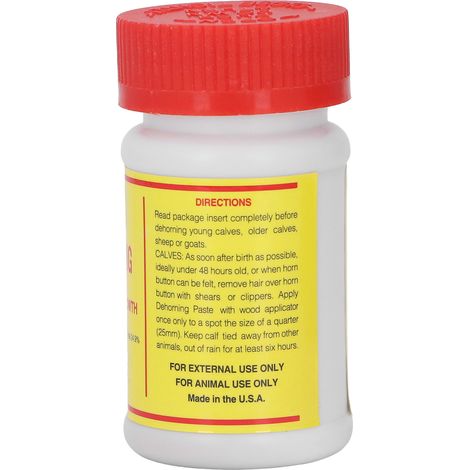 Pâte pour écorner les bovins - Solution d'écornage pour le bétail - Pâte pour l'élimination des cornes chez les bovins (1/5)